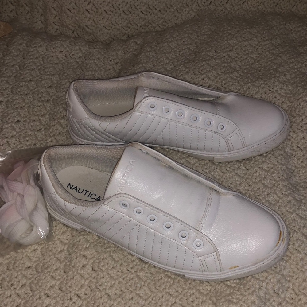 Like New, Nautica White Sneakers